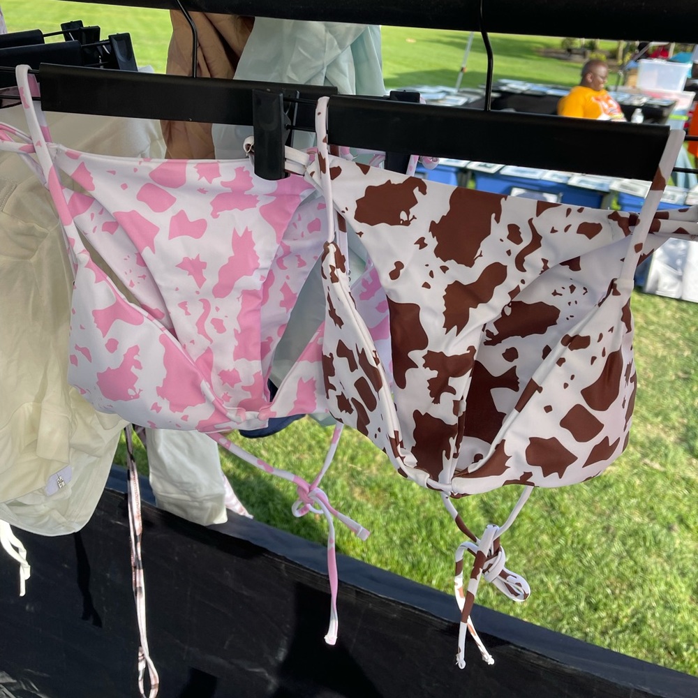 Cow print bikini